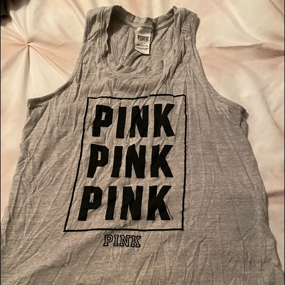 Pink racer back